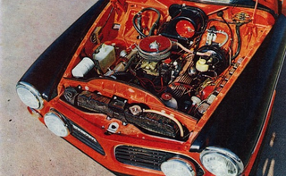 Illustration for article titled Volvo Amazon with a Rover V8